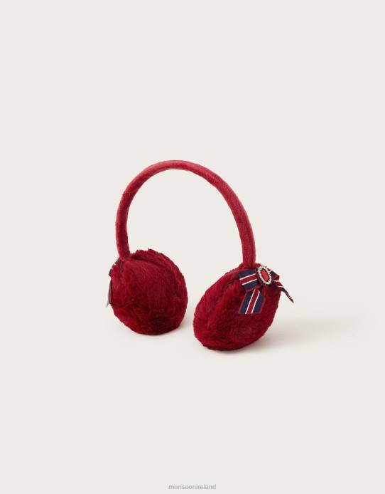 Monsoon Children Bow Detail Earmuffs 2Z2N2419 Accessory Stylish