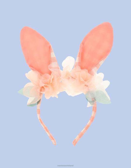 Monsoon Children Meri Meri Embellished Gingham Bunny Ears 2Z2N2592 Accessory Stylish