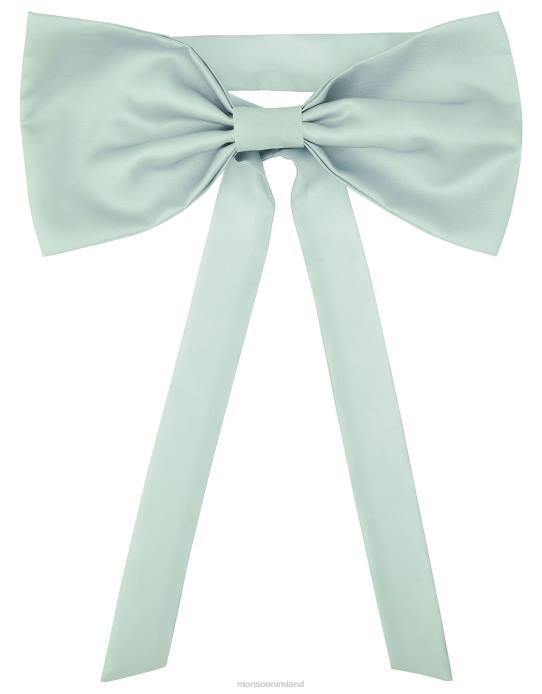 Monsoon Children BRIDESMAID Duchess Twill Bow and Sash 2Z2N2732 Accessory Green