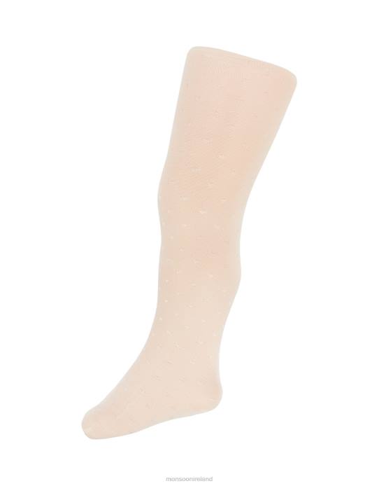 Monsoon Girl Baby Bridal Spot Nylon Tights 2Z2N2735 Accessory Ivory