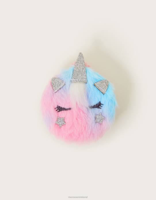 Monsoon Children Fluffy Unicorn Hairbrush 2Z2N2498 Accessory Hot
