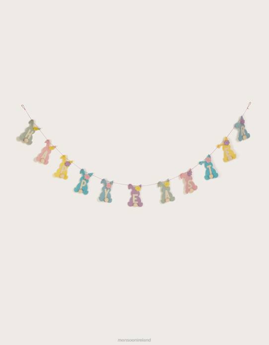 Monsoon Children Happy Easter Bunting 2Z2N2439 Accessory Stylish