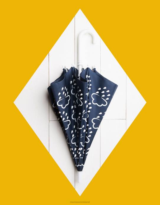 Monsoon Children Grass and Air Colour-Revealing Umbrella 2Z2N2477 Accessory Blue (Navy)