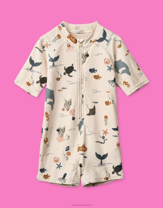 Monsoon Children Liewood Max Swim Jumpsuit 2Z2N2287 Clothing Cream