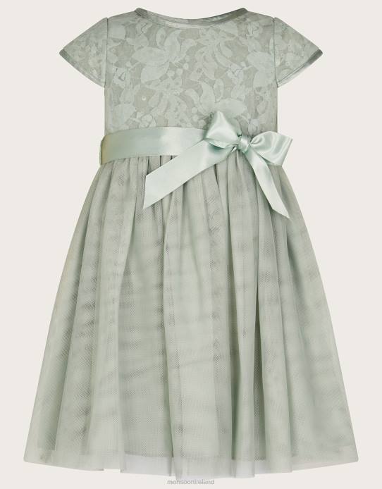 Monsoon Girl Baby Lacey Sequin Truth Dress 2Z2N2049 Clothing Green