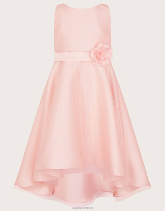 Monsoon Girl Tuberose High Low Bridesmaid Dress 2Z2N1870 Clothing Pink