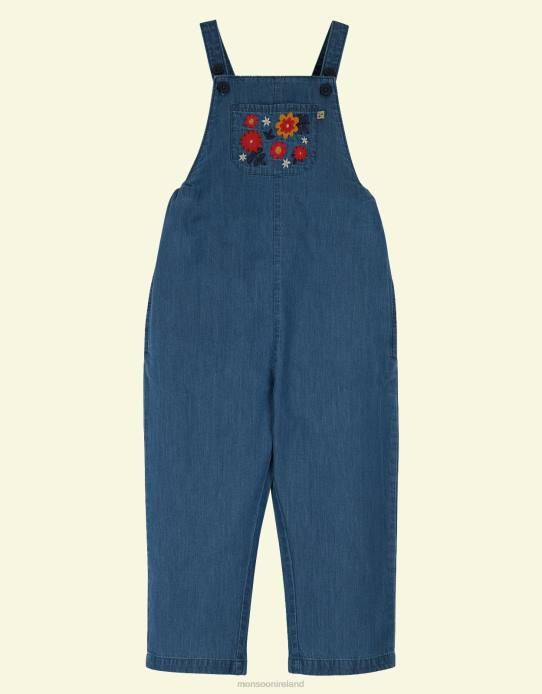 Monsoon Girl Frugi Alexa Dungarees 2Z2N2029 Clothing Blue