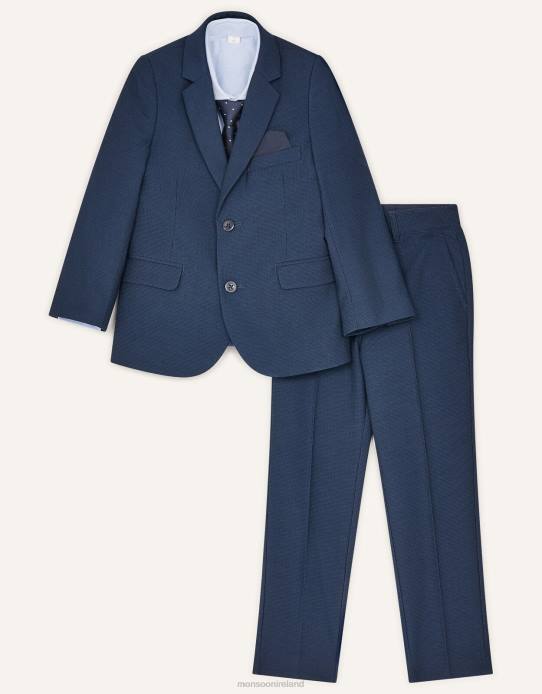 Monsoon Boy Adam Five-Piece Suit 2Z2N2188 Clothing Blue (Navy)