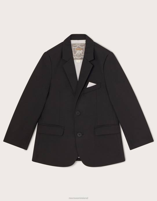 Monsoon Boy Andrew Smart Suit Blazer 2Z2N2255 Clothing Black