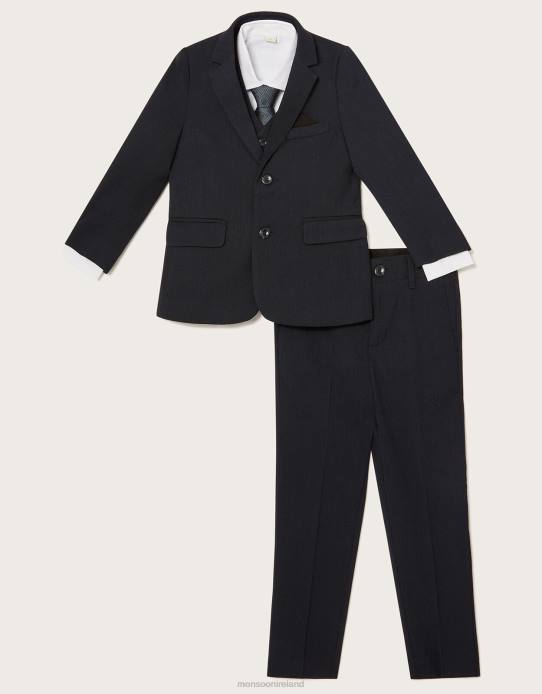 Monsoon Boy Callum Five-Piece Suit 2Z2N2264 Clothing Blue (Navy)