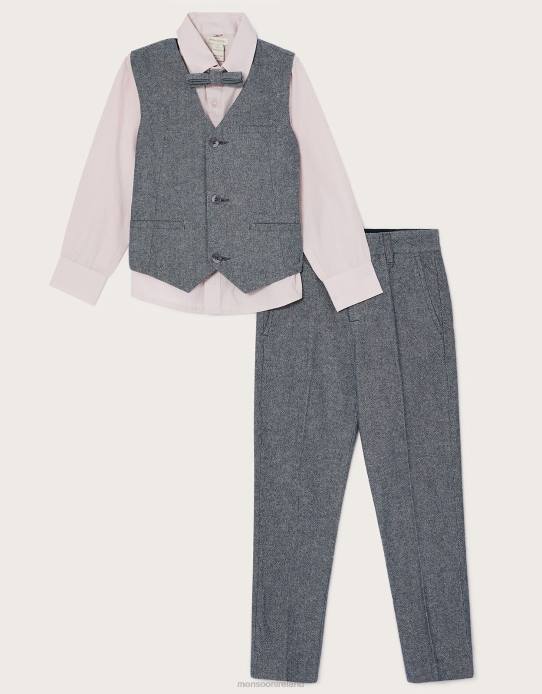 Monsoon Boy Four-Piece Suit 2Z2N2269 Clothing Grey