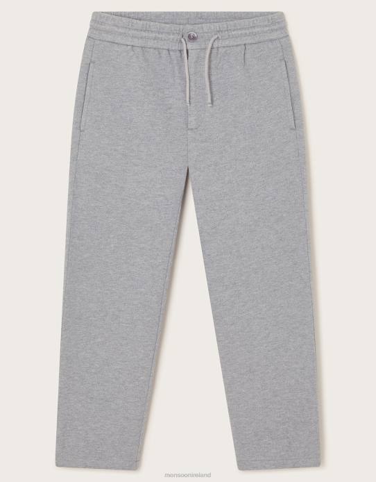 Monsoon Boy Jersey Pull-On Trousers 2Z2N2231 Clothing Grey