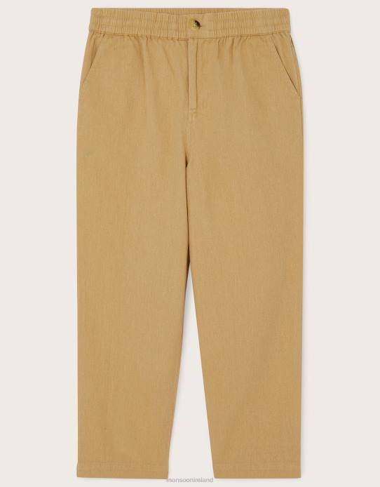 Monsoon Boy Tapered Chinos 2Z2N2241 Clothing Natural (Stone)