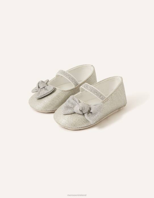 Monsoon Children Baby Piper Booties 2Z2N2397 Footwear Silver