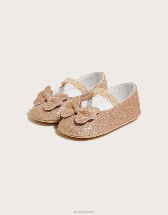 Monsoon Children Butterfly Booties 2Z2N2394 Footwear Gold