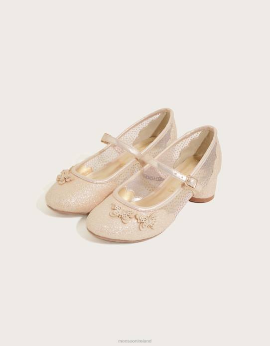 Monsoon Girl Butterfly Princess Heels 2Z2N1904 Footwear Gold