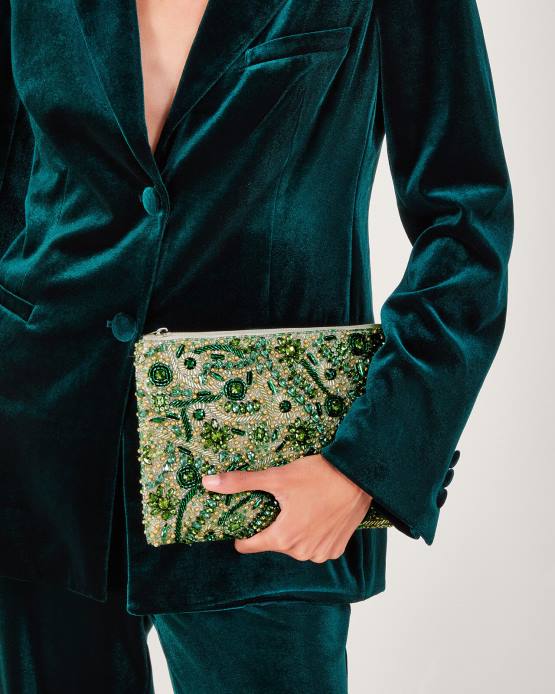 Monsoon Women Beaded Clutch Bag 2Z2N1190 Accessory Graceful