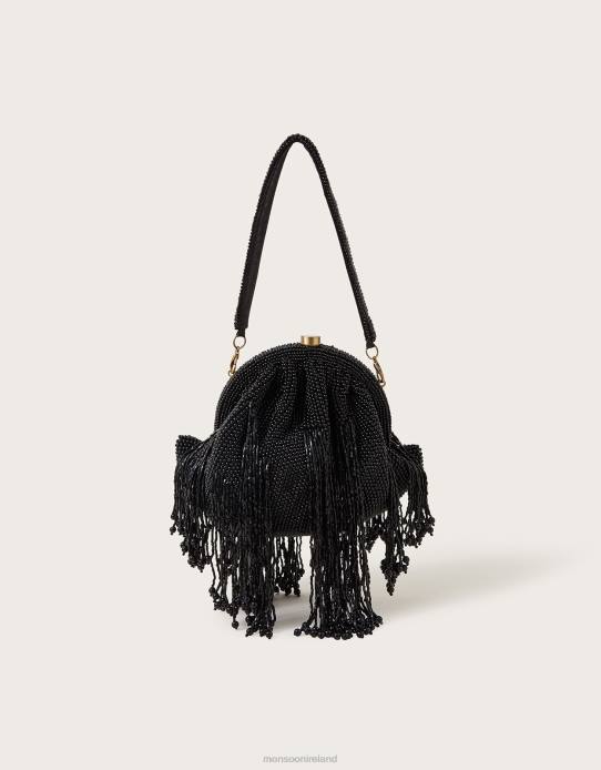 Monsoon Women Beaded Tassel Occasion Bag 2Z2N1223 Accessory Fashion