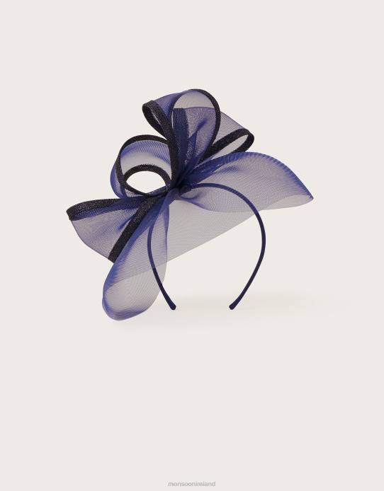 Monsoon Women Bow Net Fascinator Headband 2Z2N1242 Accessory Fashion