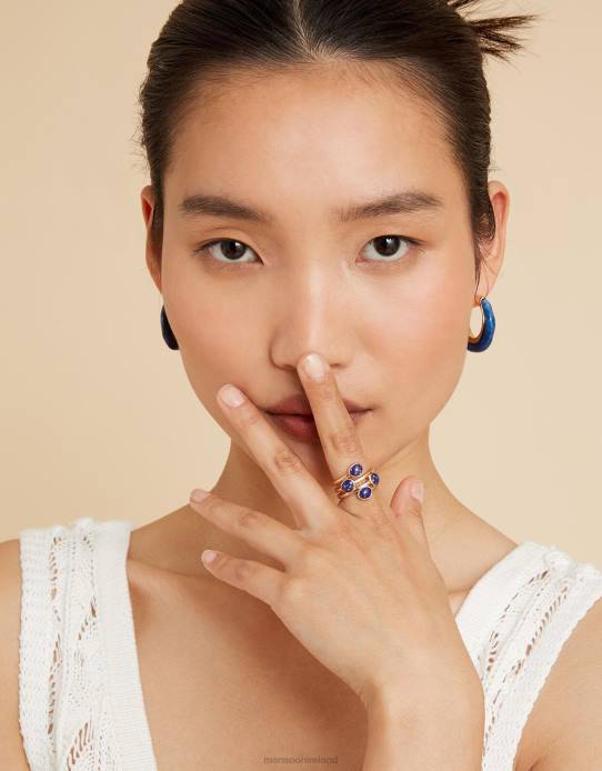 Monsoon Women Chunky Stone Ring 2Z2N1427 Accessory Gold